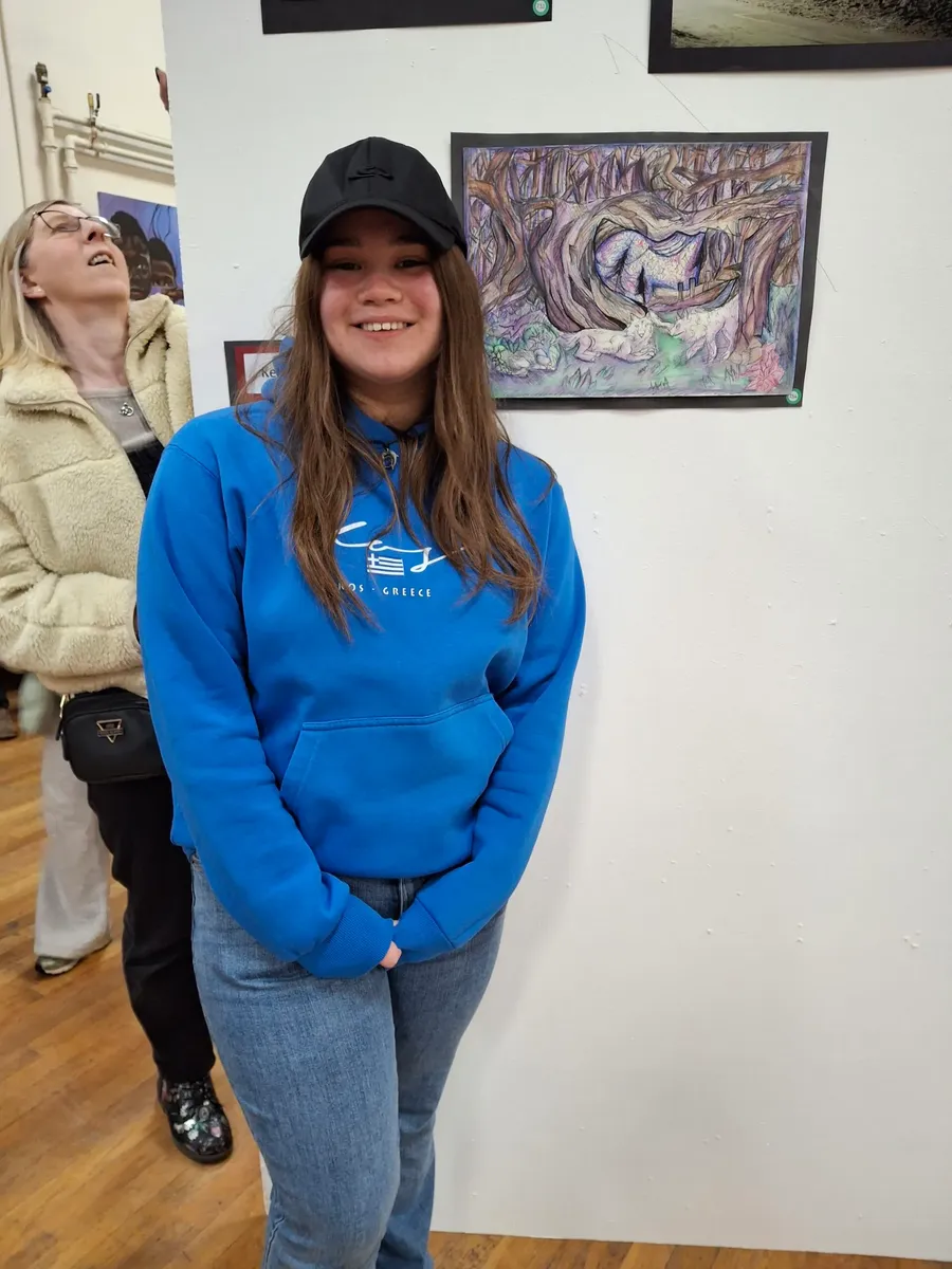 Art students pick up awards at prestigious county Art competition.